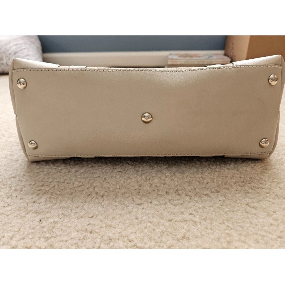 💕GUCCI Logo GG Running Shoulder Tote Bag Canvas Leather Beige GHW - Picture 3 of 16